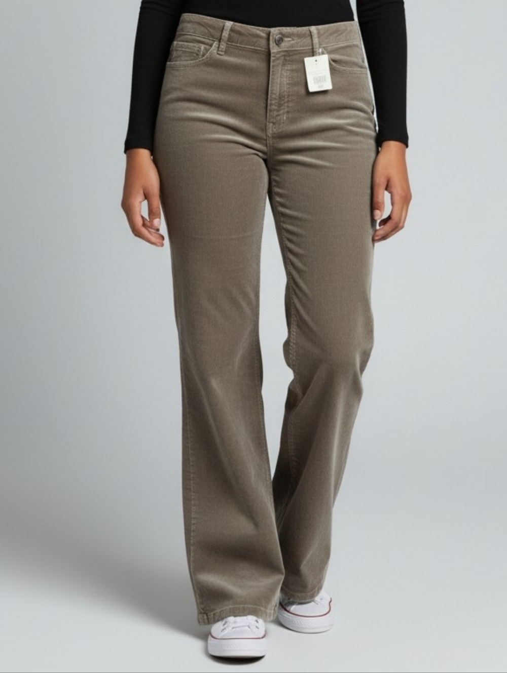 J. Jill NWT Corduroy Boot Cut Mid-rise Pants in Shale NWT - 6